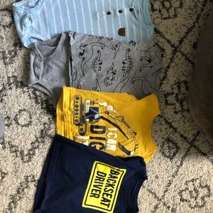 4 Infant Boy Size 18 Months Carter’s Long Sleeve